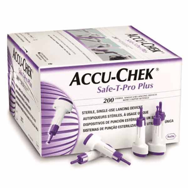 AccuChek Lancet Device Safe T Pro Plus Box 200