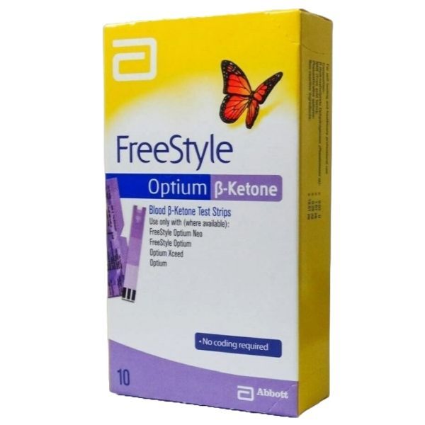 FreeStyle Optium Blood B-Ketone Test Strips Box 10