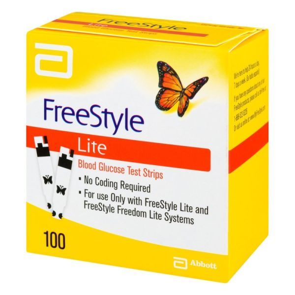 Abbott Freestyle Lite Strips 100 Box