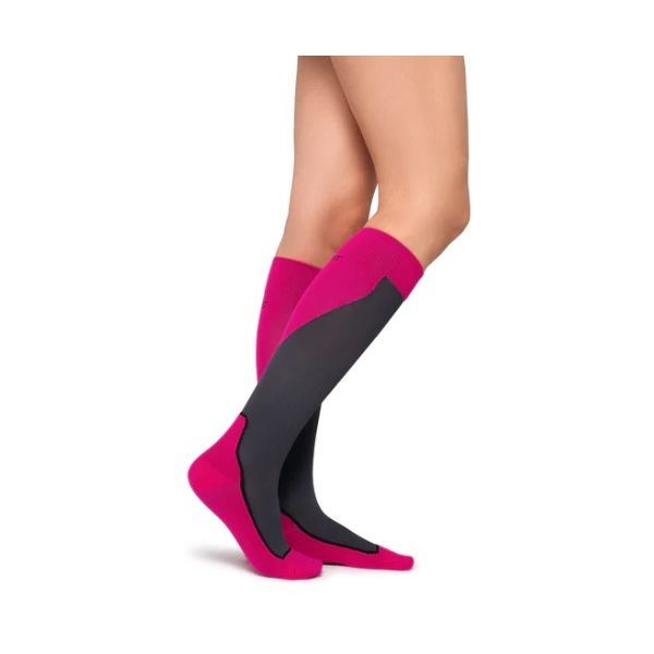 Jobst Sport Knee High Compression Sock 15-20mmHg X-large Pink