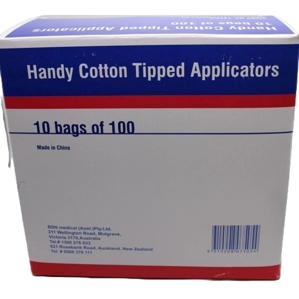 Cotton Tip Single Applicator Sterile 15cm Box 1000