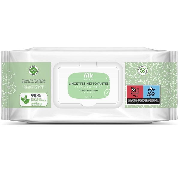 Lille Care Wet Wipes 20x22.5cm Pk80