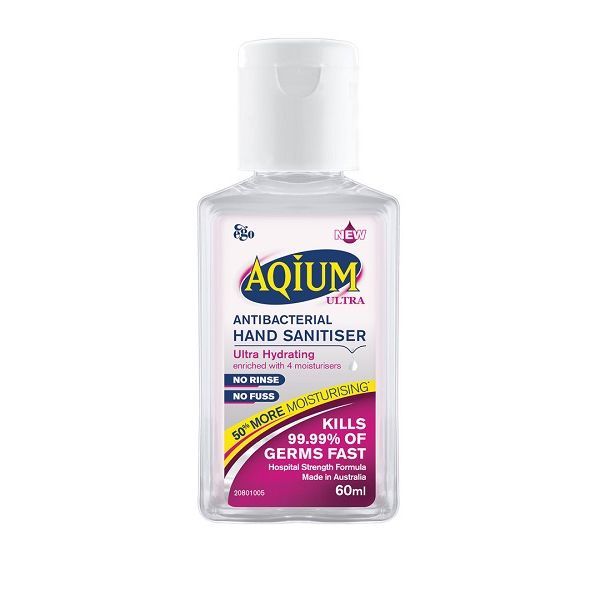 Aqium Ultra Antibacterial Hand Sanitiser 60ml