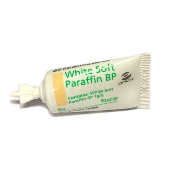 White Soft Paraffin Sterile Tube 5g