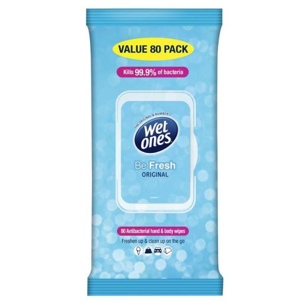 Wet Ones Be Fresh Pack 80