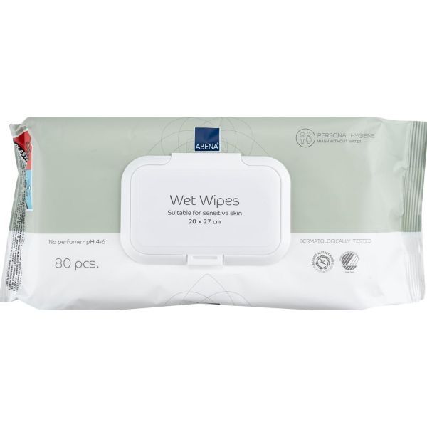 Abena Wet Wipes 20X27cm PK80