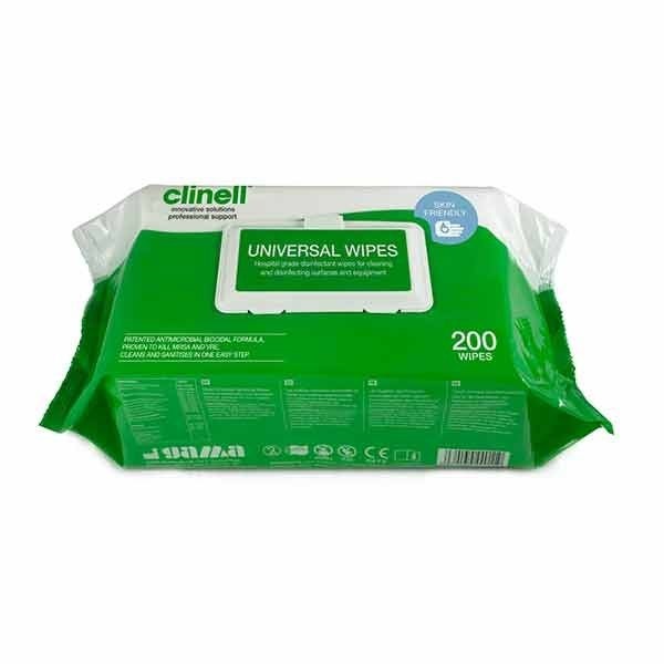 Clinell Universal Wipes Pack 200