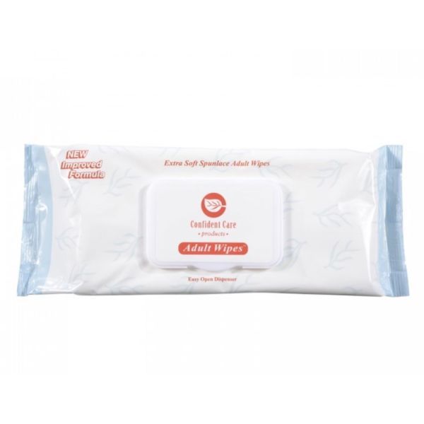 Confident Care Adult Wipes Carton Pack 12