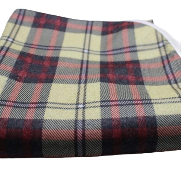 Adult Mealtime Clothing Protectors/Bib 90x45cm Red Plaid