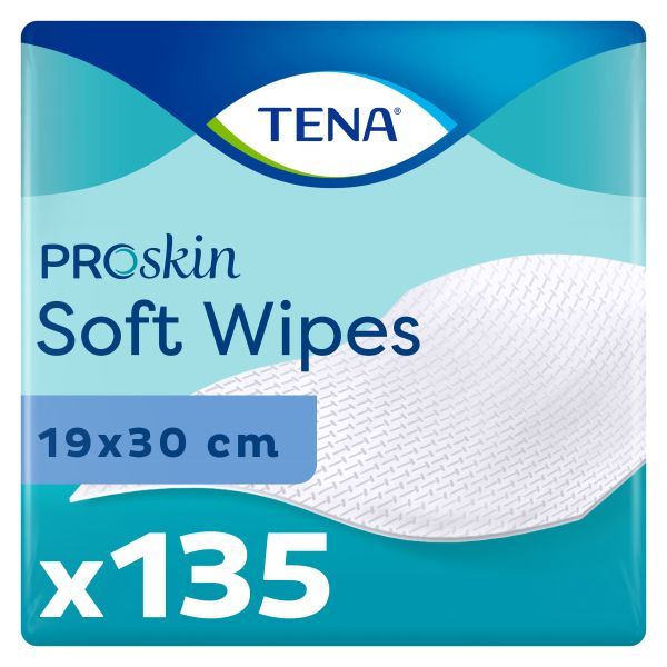 Tena Soft Wipe 19x30cm Dispenser Box 135