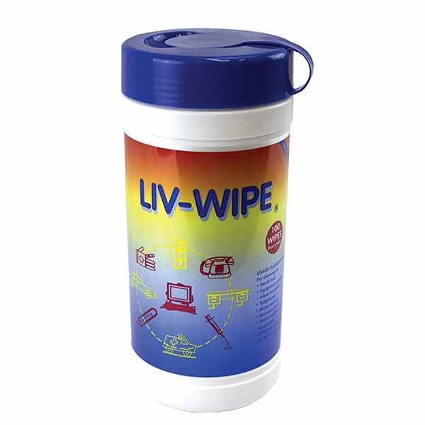Livingstone Liv-Wipes Alcohol Wipes 21x14cm Tub 100
