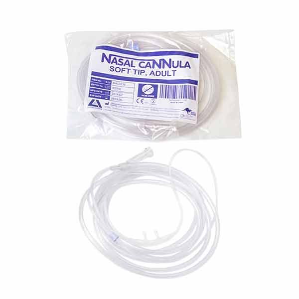 Twin Nasal Oxygen Cannula Adult