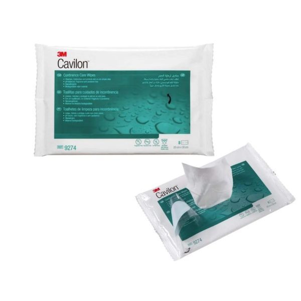 Cavilon Continence Care Wipes Pack 8