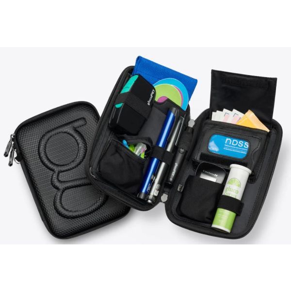 Glucology Diabetes Classic Travel Case Black