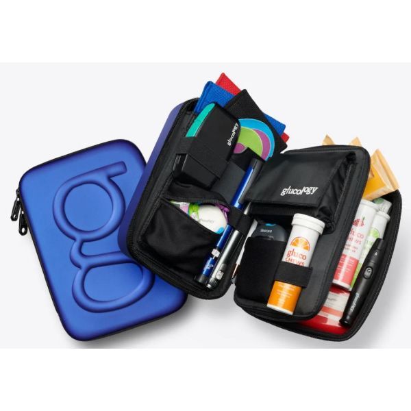 Glucology Diabetes PlusTravel Case Blue