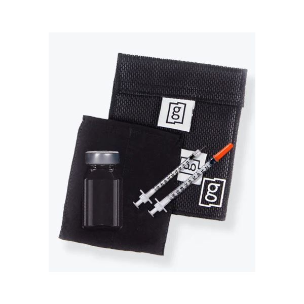 Glucology Insulin Cooling Bag Medium Vial Pouch Black
