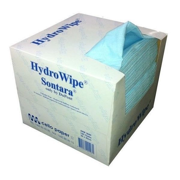 Cello Hydrowipes 38x40cm Box of 100