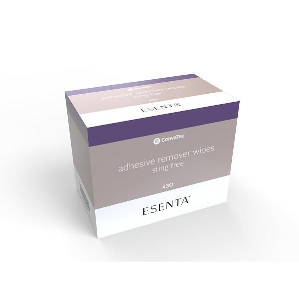 Esenta Sting Free Adhesive Remover Wipe Pack 30