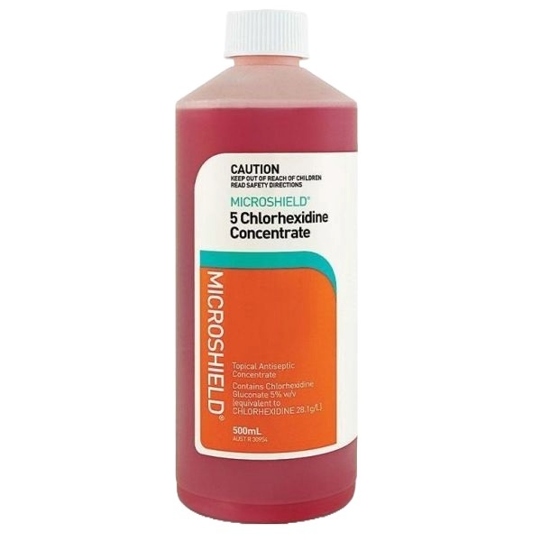 Microshield Concentrate 5% Chlorhexidine 500ml
