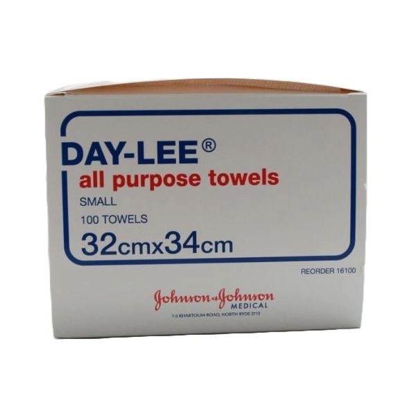 J And J Daylee Towel 32x34cm Pk100