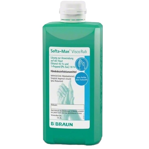 Softa-Man Viscorub Bottle 500ml gel Pump