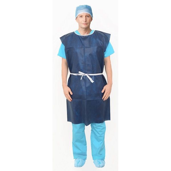 PrimeOn Sleevless Gown Spunbond Polypropylene Material Neck and Waist