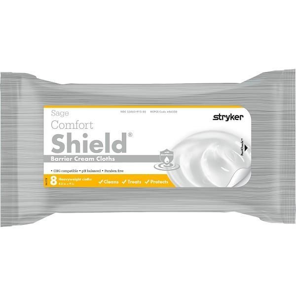 Comfort Shield Barrier Cream Cloths Pk8
