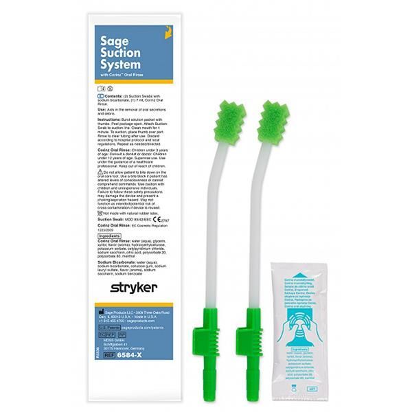Sage Suction Swab (2) with Corinz Oral Solution