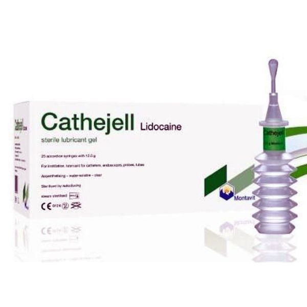 Cathejell Lignocaine 2% Single-use lubricant, water soluble