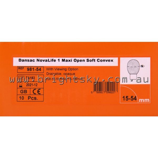 Novalife Open Maxi Soft Pouch 54mm 500ml Box 10