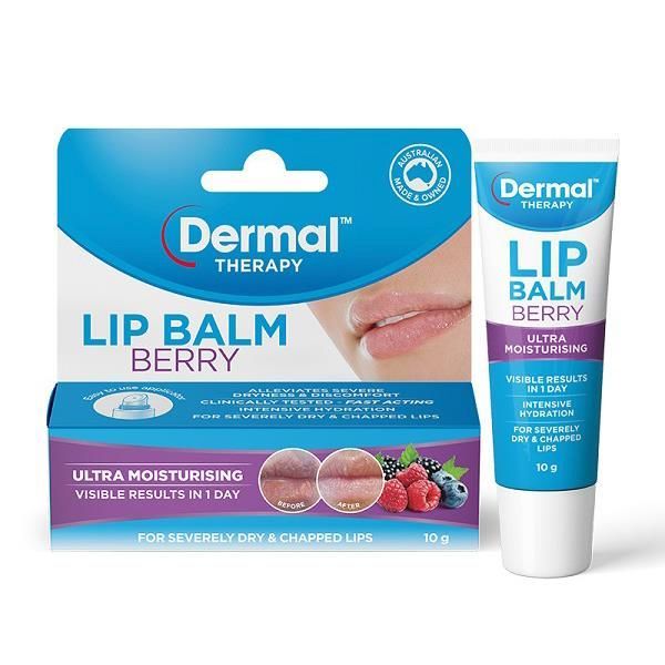 Dermal Therapy Lip Balm Berry 10g