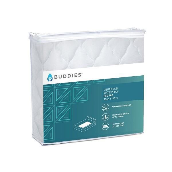 Buddies Lite N Easy Single 86x90cm Soft Surface White 1800ml