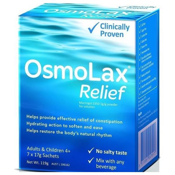 Osmolax Laxative Travel Pack 7x17g Sachet