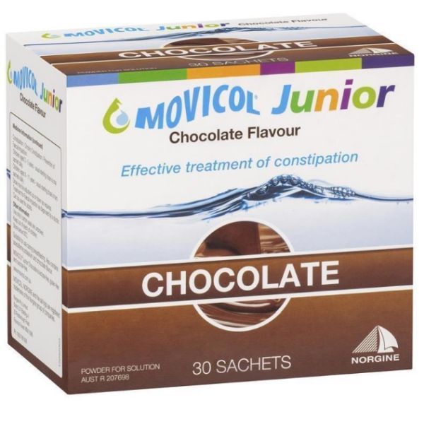 Movicol Junior Chocolate Sachet 6.9mg Box 30