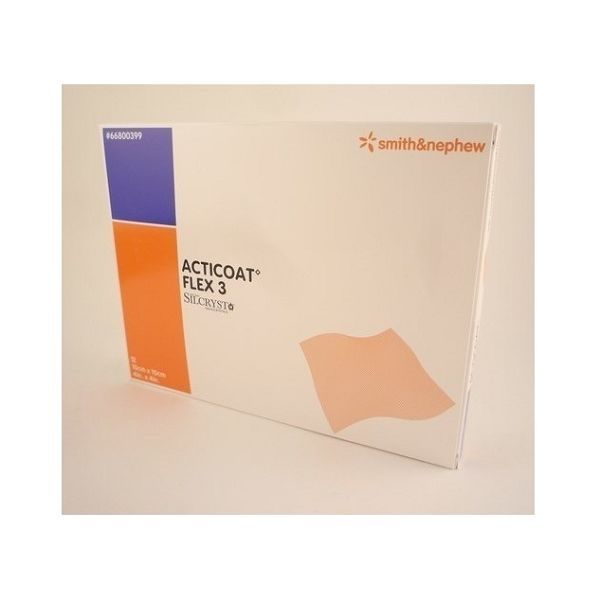 Acticoat Flex3 Silver Dressing 10x10cm