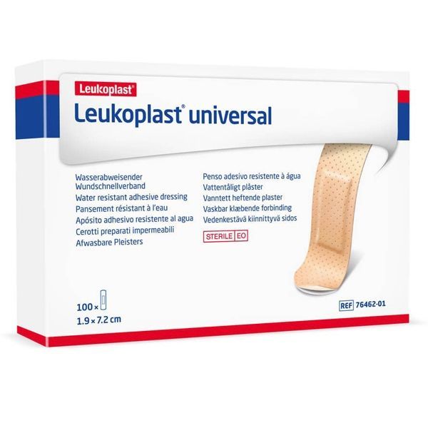 Leukoplast Universal Sterile 19x72mm Tan Bx 100