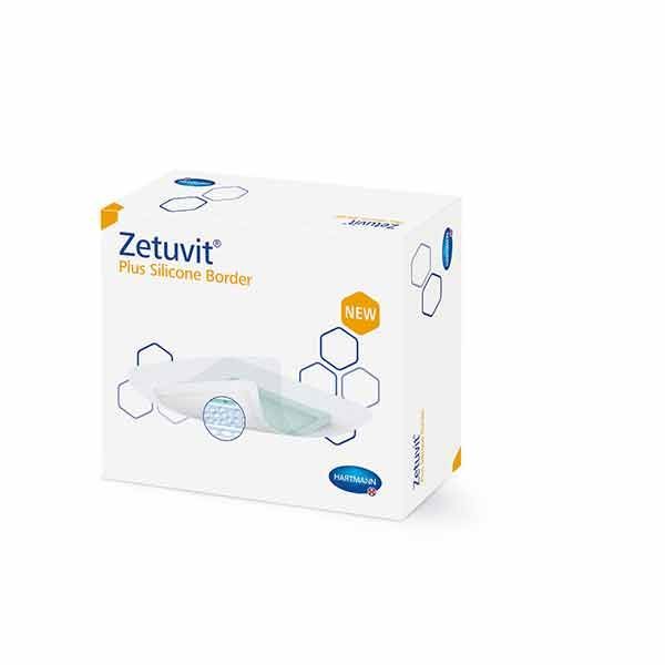Zetuvit Plus Silicone Border 10x10cm