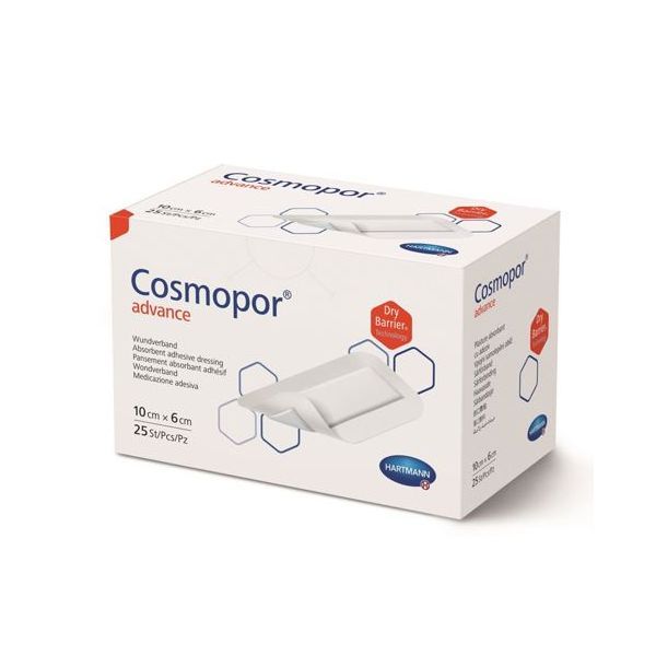 Cosmopor Advance Sterile 10x6cm Box 25