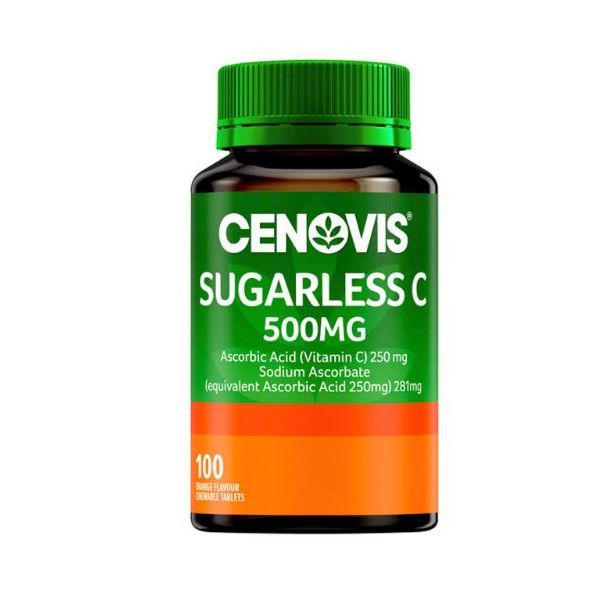 Cenovis Vitamin C 500mg SugarLess Orange 100Tbs