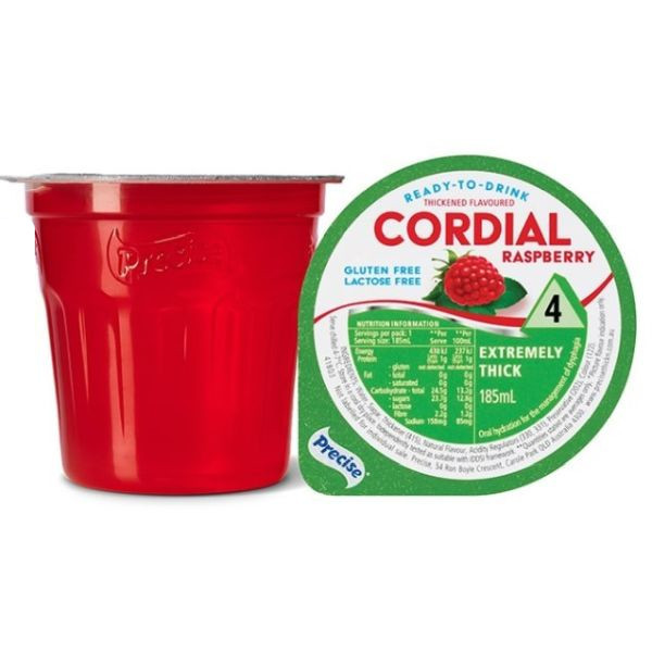 Precise Ready to drink Raspberry Cordial Extremely Thick/Level 4