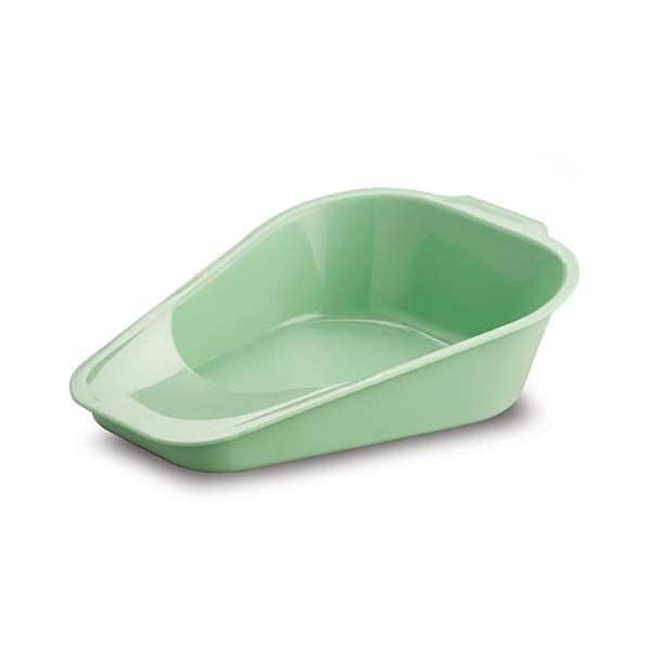 Bed Pan Green Plastic Slipper 320x240mm