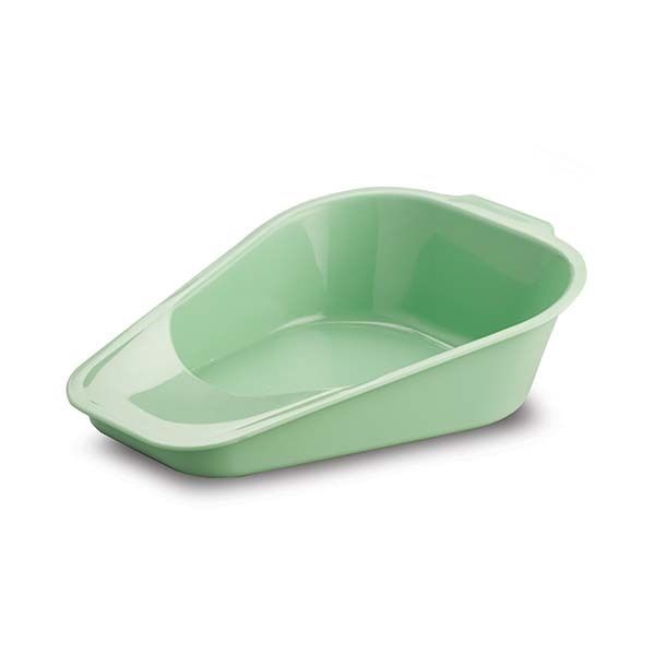 Bed Pan Green Plastic Slipper 430x300mm