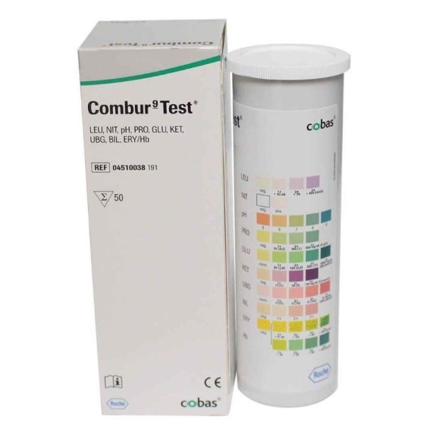 Combur 9 50 Test Strip