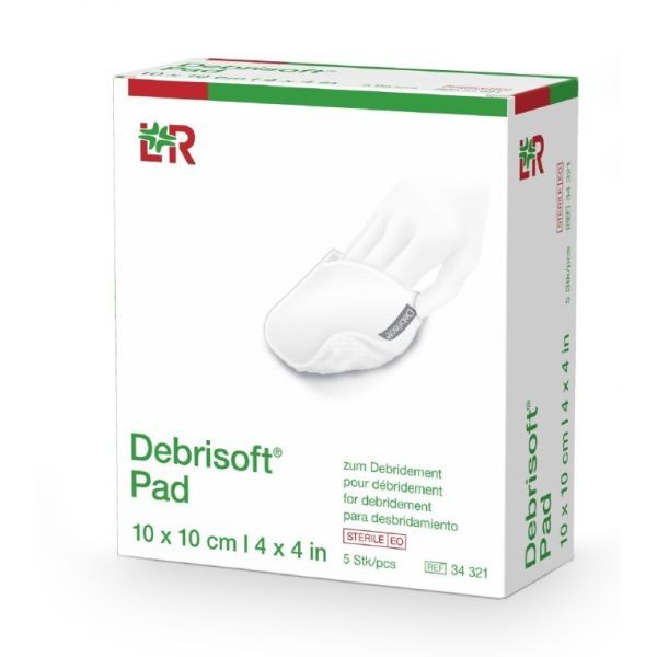 Debrisoft Monofilament Fibre Debridement Pad 10x10cm