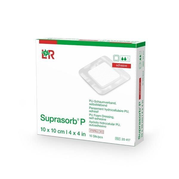Suprasorb P PU Non Adhesive Foam Dressing 10x10cm Box 10
