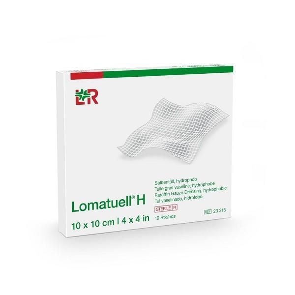 Lomatuell H Ointment Tulle 5x5cm Box 10