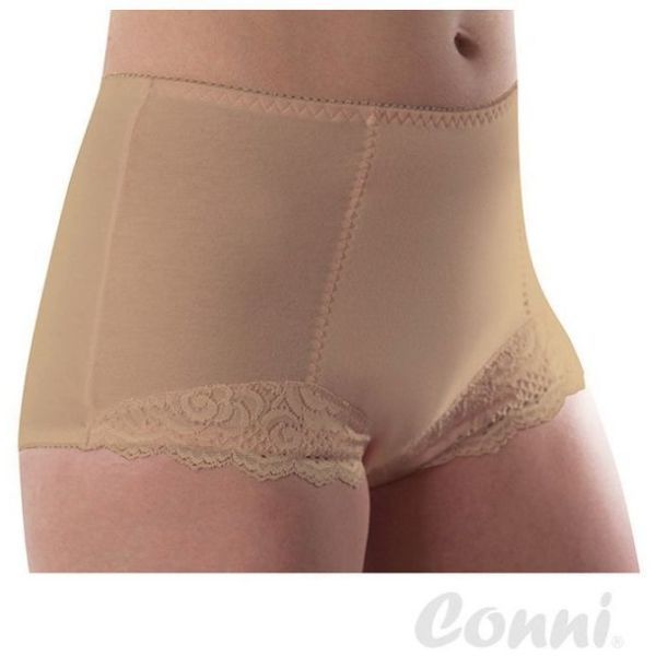 Conni Chantilly Lace Ladies Brief Beige Size 24