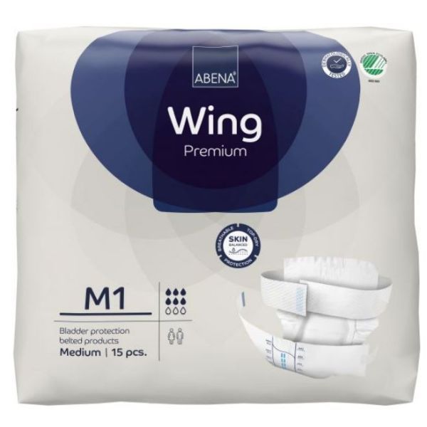 Abena Wing M1 Blue 1800ml 70-110cm Pk15