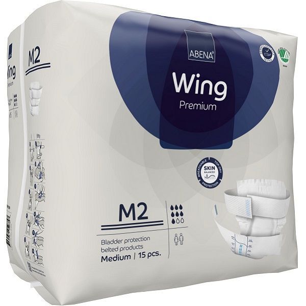 Abena Wing M2 Blue 2300ml 70-110cm Pk15