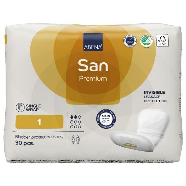 Abena San 1 Premium Yellow 200ML Pk30
